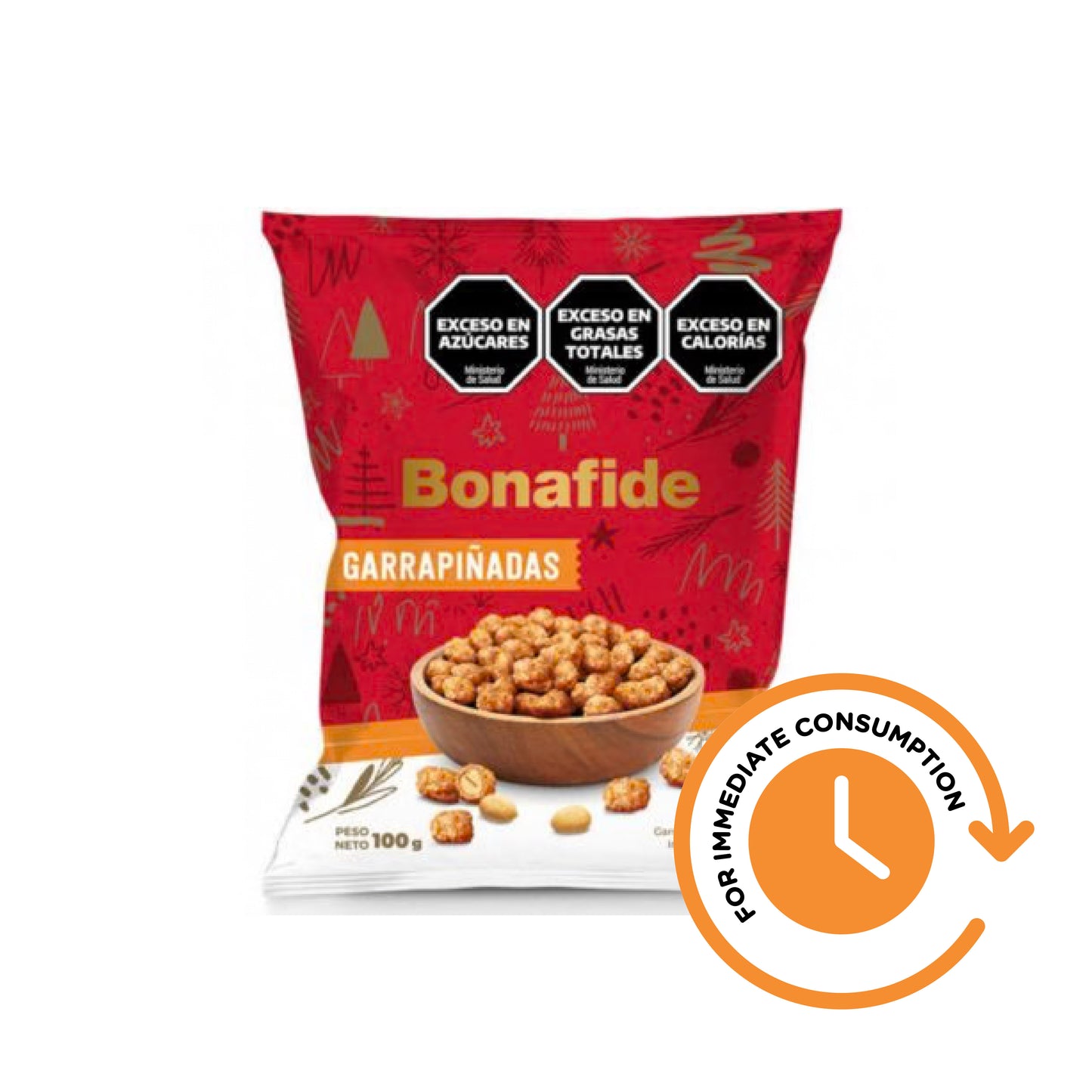 SALE Bonafide Garrapiñada de Maní Sugar Coated Peanut 100g/0.22lb