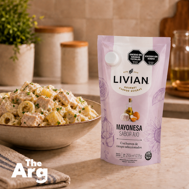 Livian Garlic Mayonnaise 235ml / 7.9 fl oz | Argentine Style Garlic Mayo