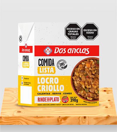 Dos Anclas Ready to Eat Traditional Locro Stew Gluten Free Comida Lista Locro Criollo 390 g / 13.75 oz