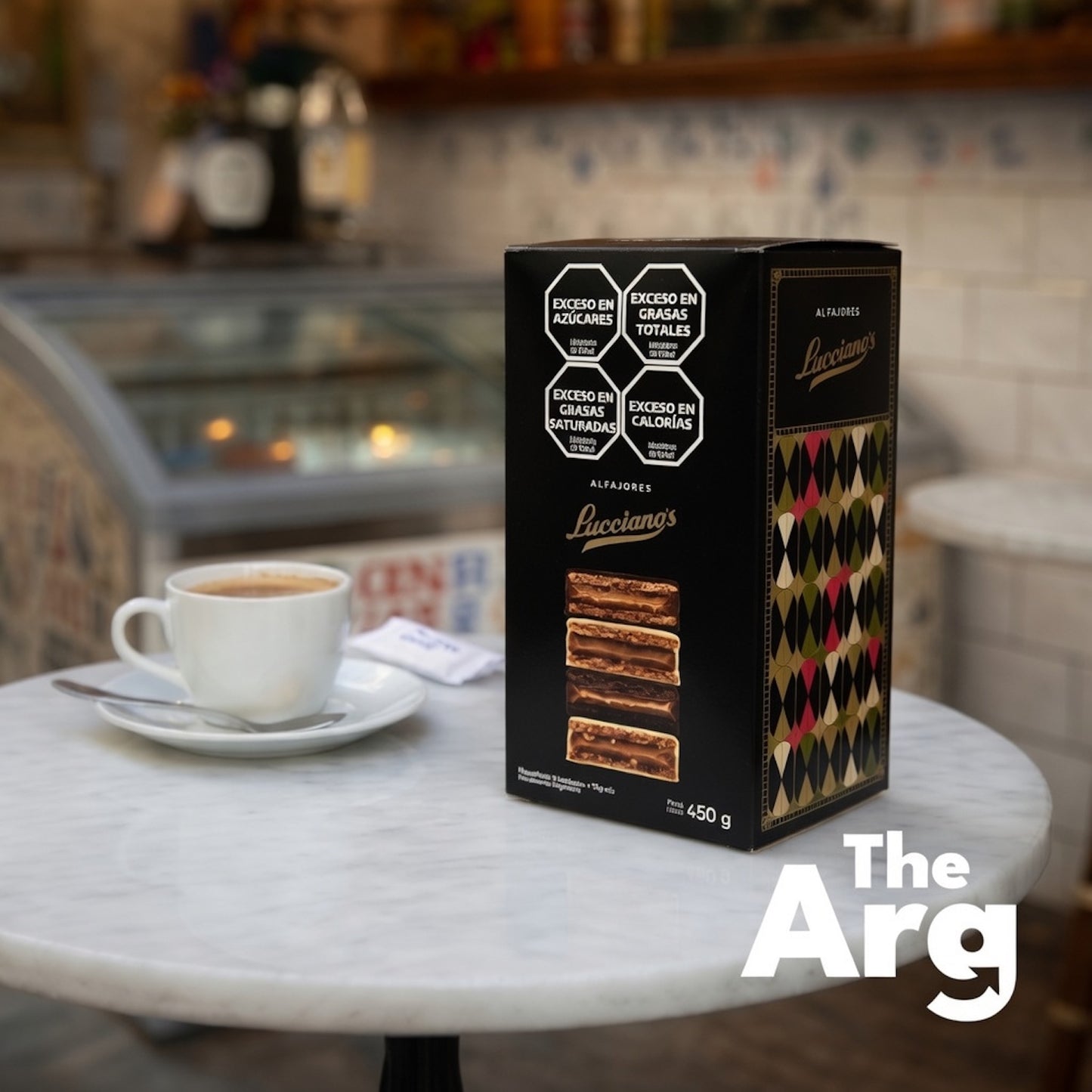 Lucciano’s Mixed Chocolate Alfajores with Dulce de Leche 6 Units 450g