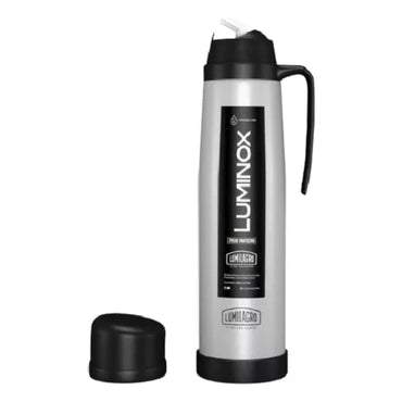 Lumilagro Luminox Stainless Steel Thermos with Handle 1L