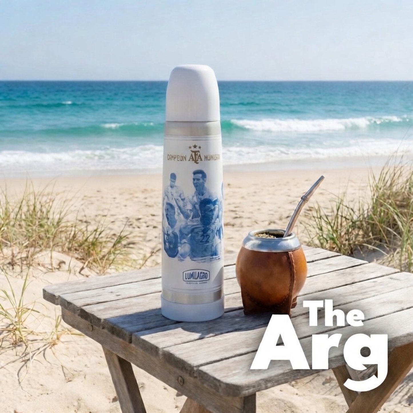 Lumilagro Luminox Argentina World Champion Thermos 1L | Mate Thermo Flask