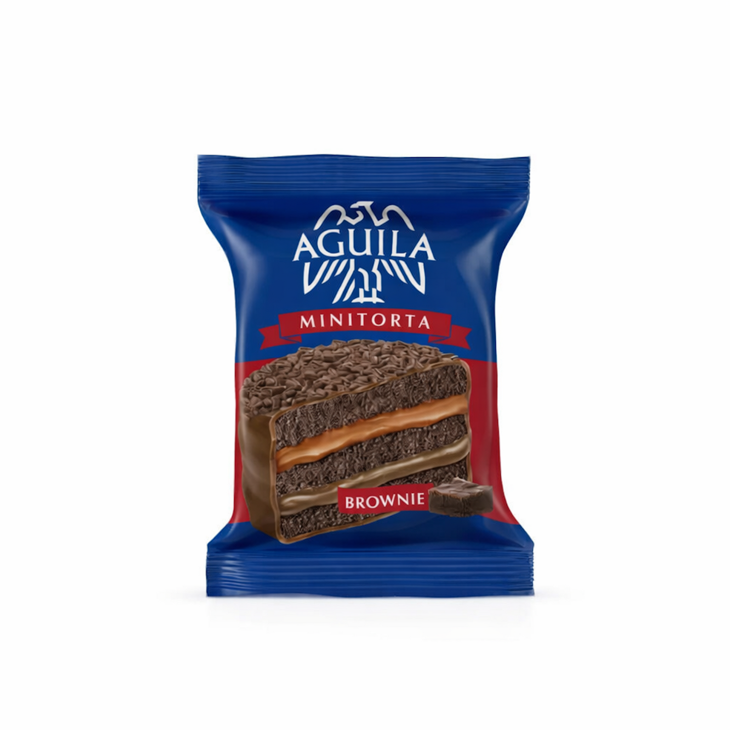Águila Alfajor Brownie Minicake with Dulce de Leche 71.5 g / 2.52 oz