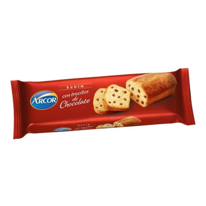 Arcor Sweet Pound Cake with Chocolate Chips (Budín con Trocitos de Chocolate) 215g / 7.6oz