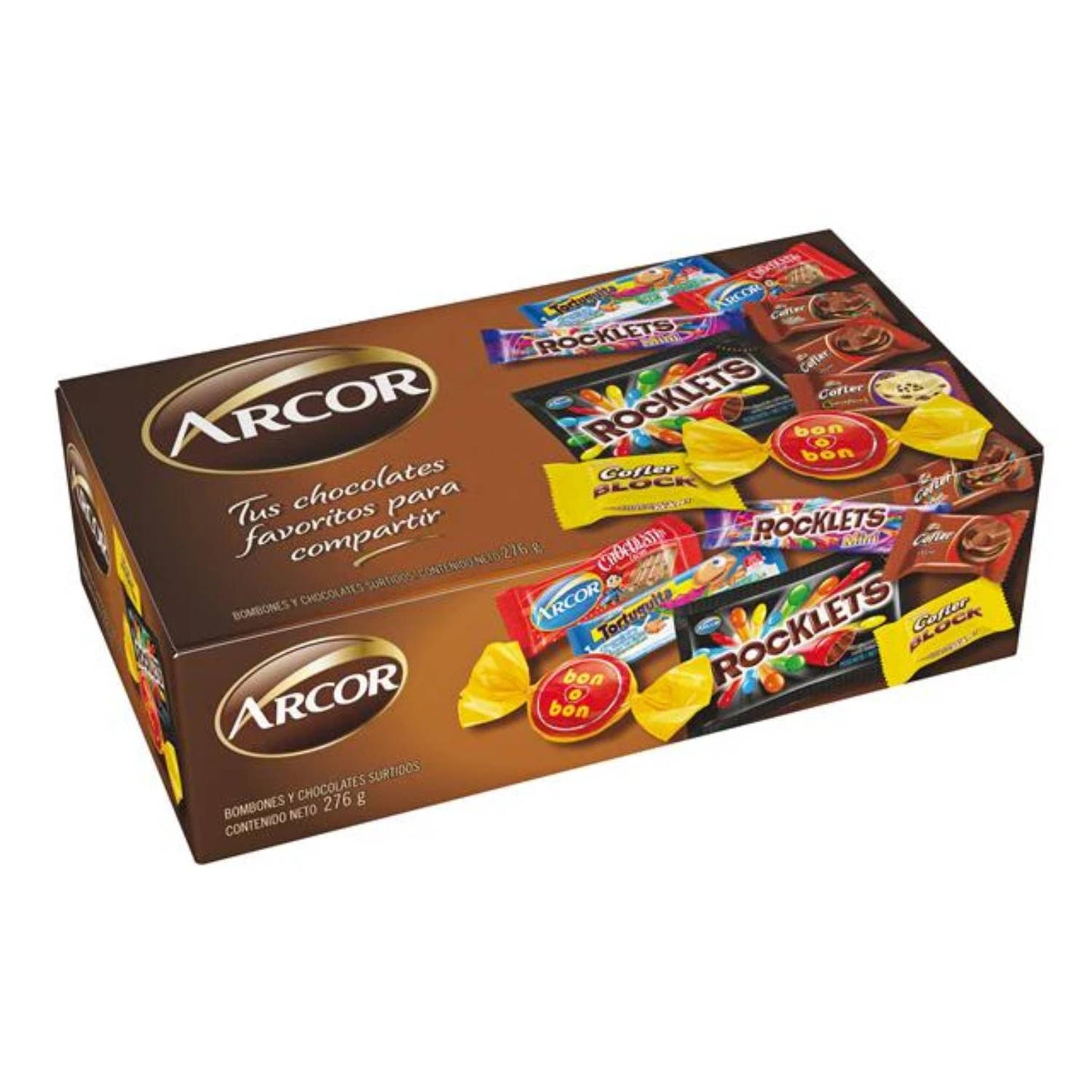 Arcor Assorted Chocolates Box “Kiosco en Casa” 276 g / 0.54 lb