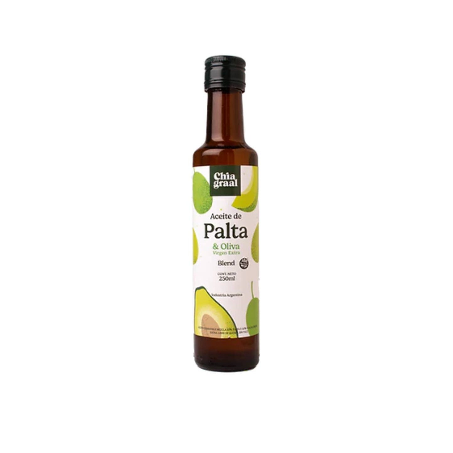 CHIA GRAAL Avocado and Olive Oil Blend 100% Pure 250ml / 8.8 fl oz