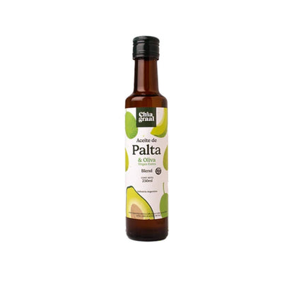 CHIA GRAAL Avocado and Olive Oil Blend 100% Pure 250ml / 8.8 fl oz
