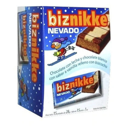 Biznikke Mixed Milk Chocolate Bar Box | 15 Units x 28g (420g Total)