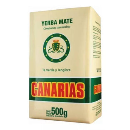 Canarias Yerba Mate with Green Tea and Ginger 500 g / 1.1 lb