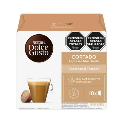 Nescafé Dolce Gusto Cortado Coffee Capsules with Milk x10