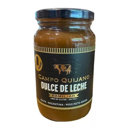 Campo Quijano Dulce de Leche Familiar 450 g / 0.99 lb | Argentine Milk Caramel Spread
