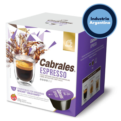 Cabrales Espresso Coffee Capsules 60g