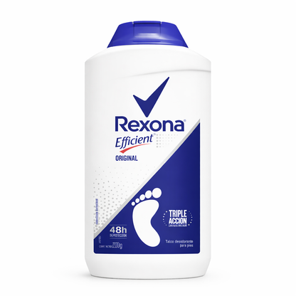 Rexona Foot Deodorant Powder – 24h Odor Control & Moisture Absorption | Daily Foot & Shoe Freshness