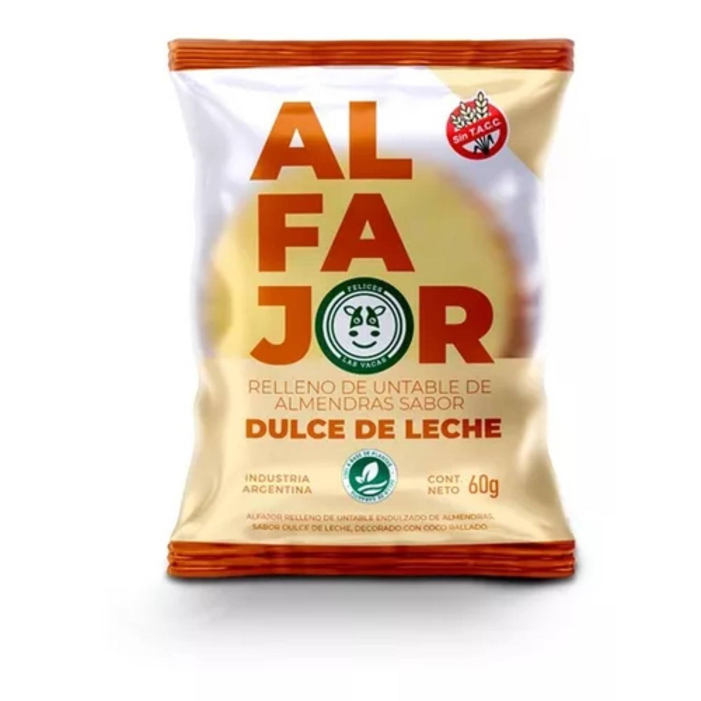 Felices Las Vacas Vegan Cornstarch Alfajores with Dulce de Leche 12u. 720g
