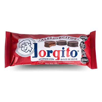 Jorgito Mini Alfajores Milk Chocolate with Dulce de Leche | 6 Pack (128g)