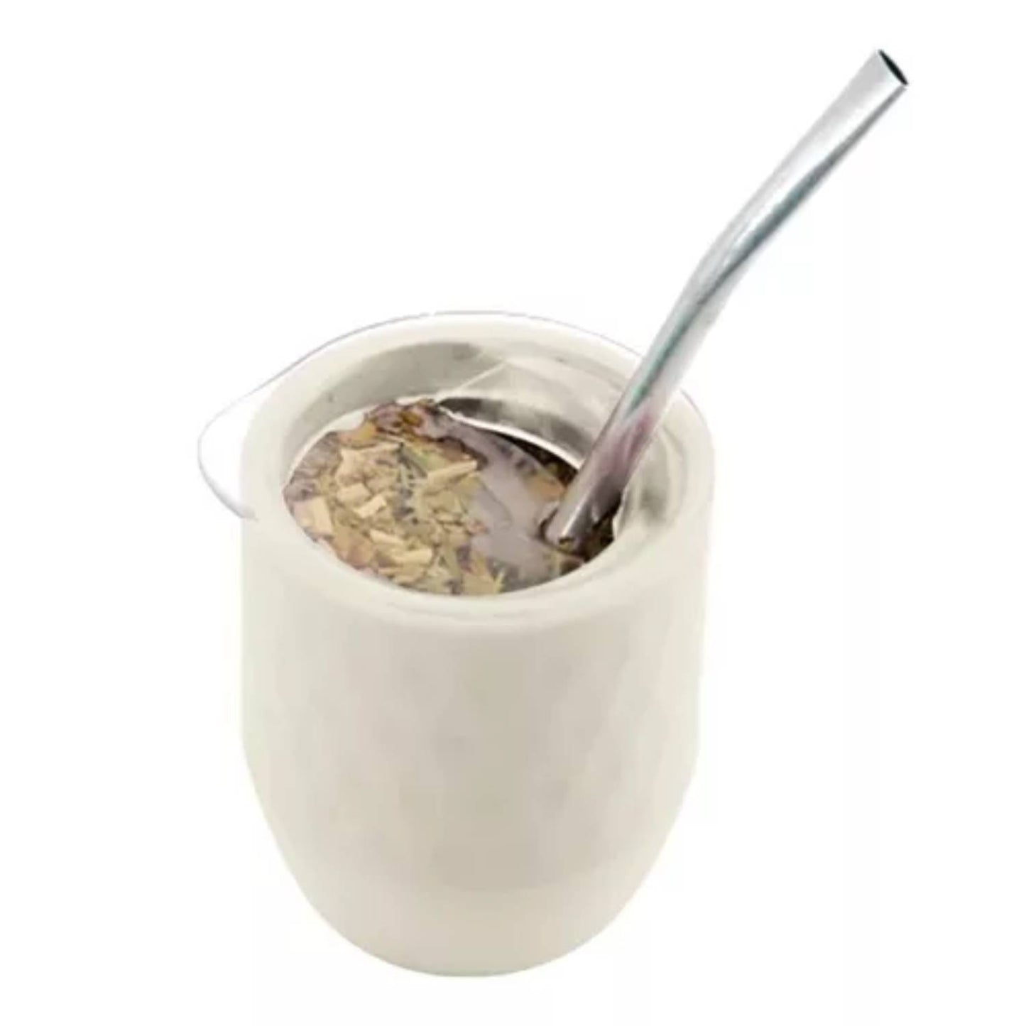 Mate with Spill-Proof Lid and Straw | Argentine Mate Cup Set