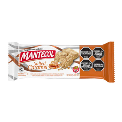 Mantecol Salted Caramel Peanut Butter Semi Soft Bar Gluten Free 111g