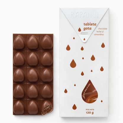 Rapanui Almond and Dulce de Leche Chocolate Bar 120 g / 4.23 oz