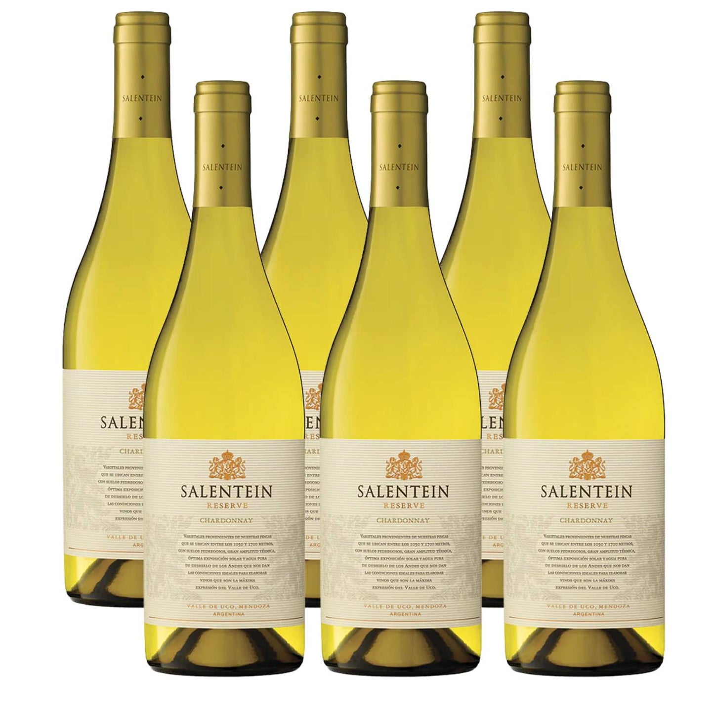 Salentein Reserva Chardonnay 750 ml  | Case of 6 Bottles Argentine White Wine