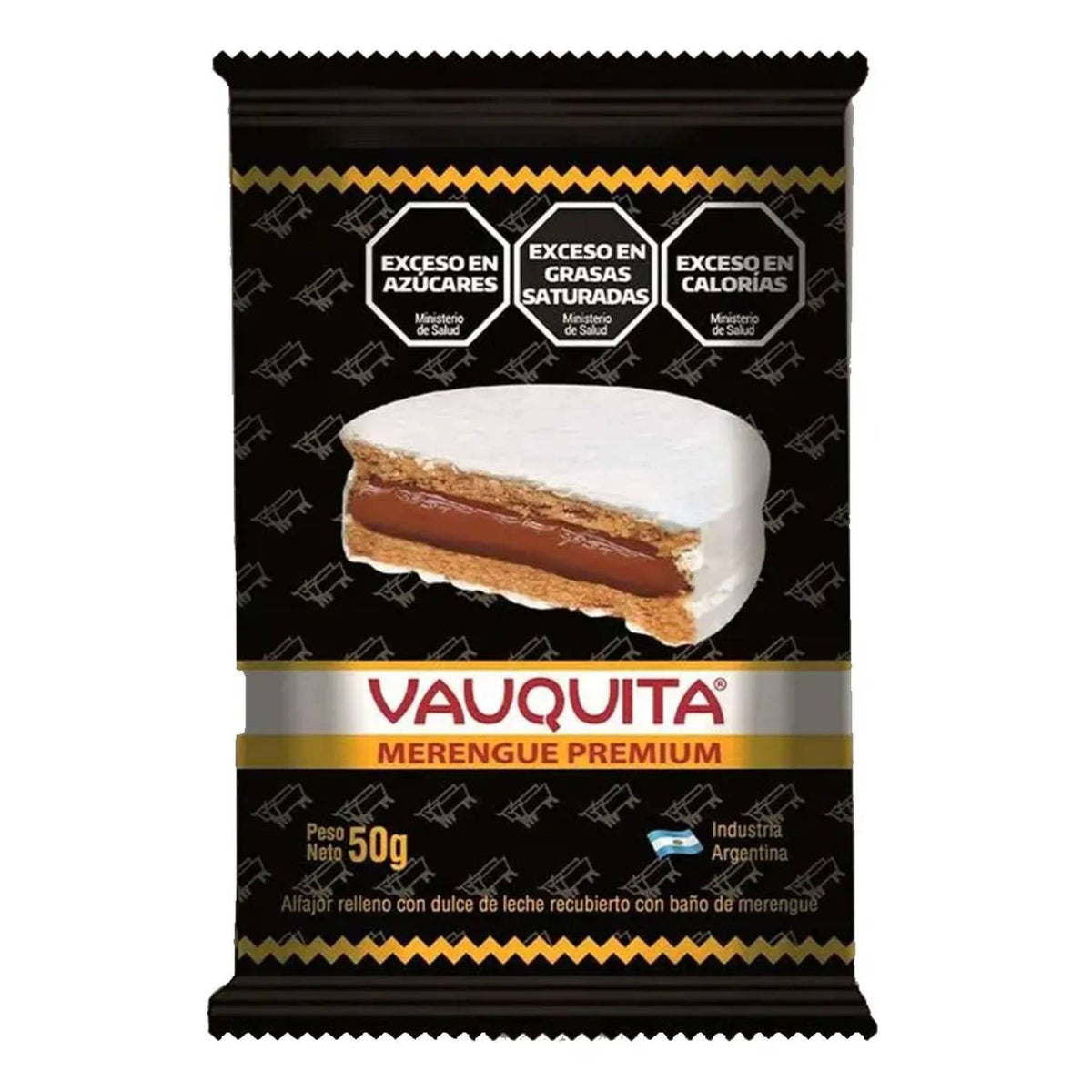 Vauquita Merengue Alfajor Dulce de Leche 50g