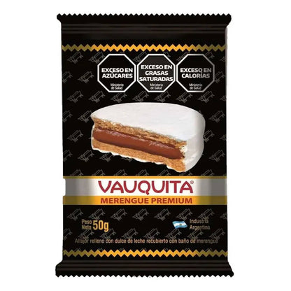 Vauquita Merengue Alfajor Dulce de Leche 50g