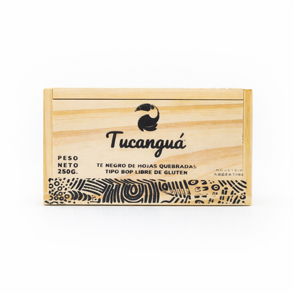 Tucanguá Premium Loose Leaf Black Tea – 250 g in Artisan Wooden Box
