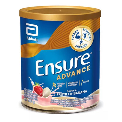 Abbott Ensure Advance Strawberry & Banana Powder 400g | Nutritional Supplement