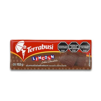 Terrabusi Lincoln Chocolate Cookies 153g / 5.4oz | Argentine Chocolate Biscuits