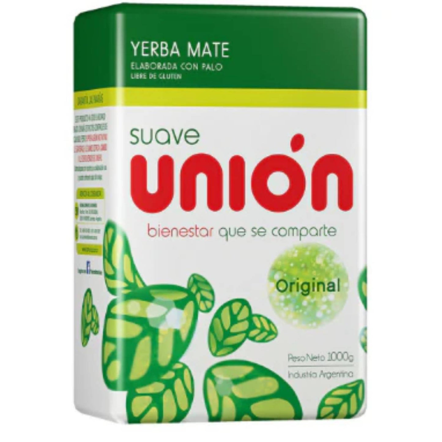 Unión Suave Original Yerba Mate 1kg / 2.2 lb | Argentine Mate Tea