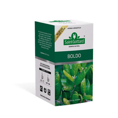 Saint Gottard Boldo Tea 20 Tea Bags | Herbal Infusion