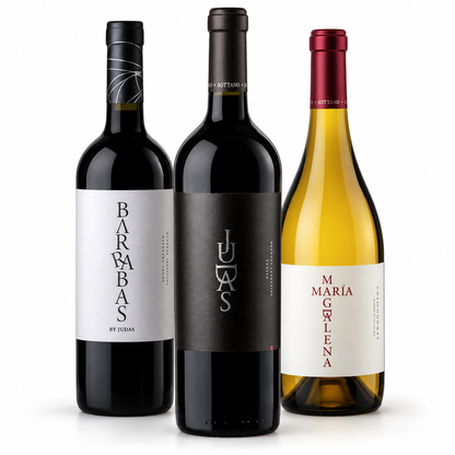 Los Bíblicos Wine Collection | Judas, María Magdalena & Barrabás