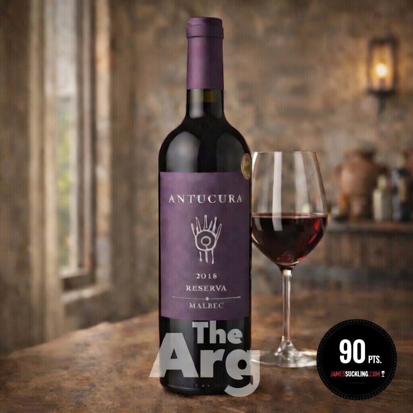 Antucura Malbec – Premium Argentine Malbec from Uco Valley, Mendoza (750ml) ( 6 Bottles )