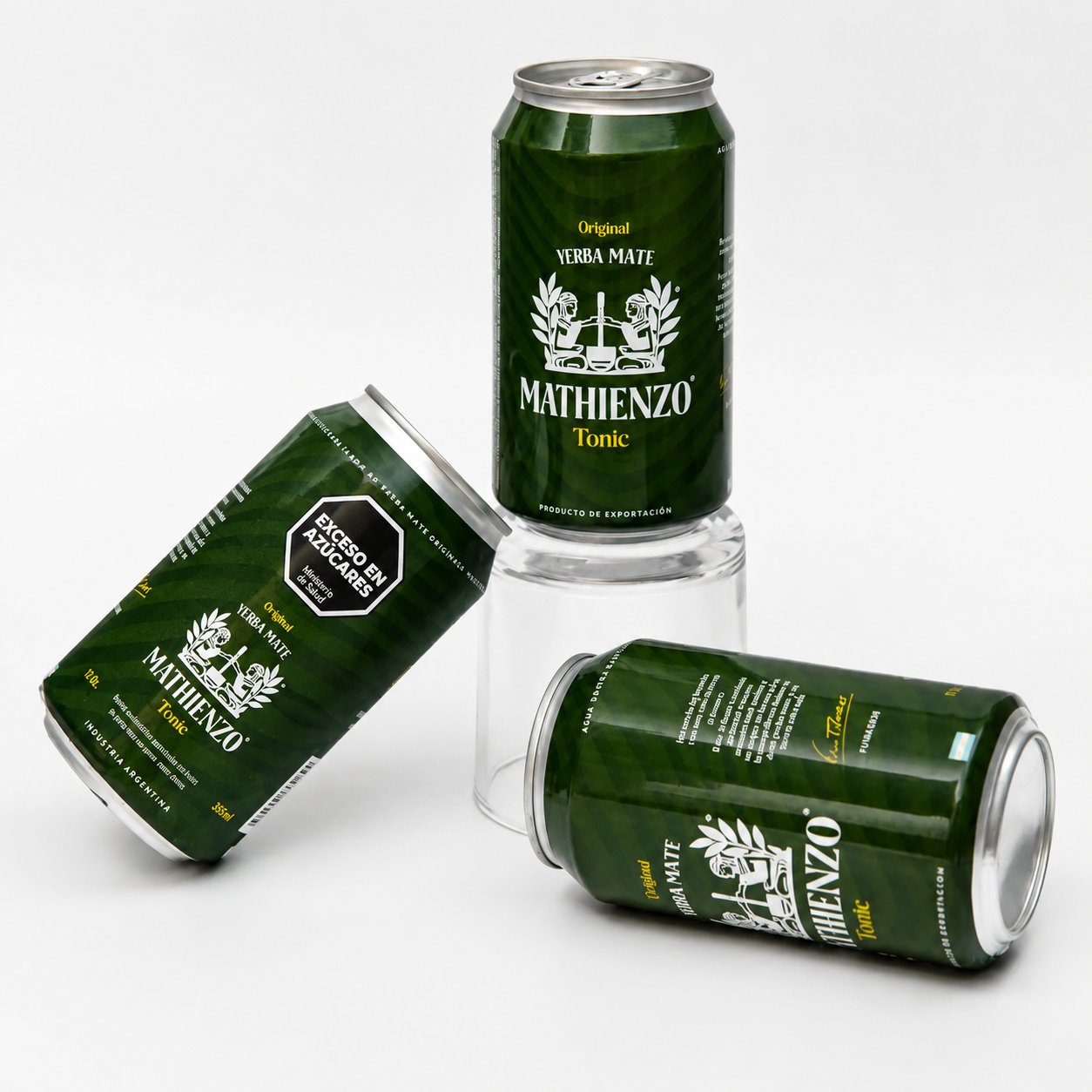 Mathienzo Tonic: Premium Sparkling Yerba Mate Beverage (6 Pack)