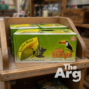 Tucanguá Traditional Mate Cocido Tea Bags | 25 Individually Wrapped Sachets (3g) | Authentic Argentine Yerba Mate