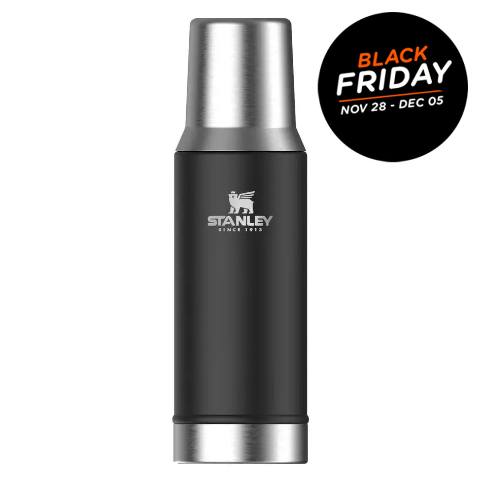 Black Friday Stanley Mate System Classic Termo Original con Pico Cebador Thermos Bottle 0.8l