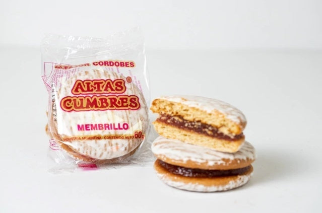 Altas Cumbres - Artisanal Alfajores Filled with Quince & Peach – 12u. 800g / 1.76lb