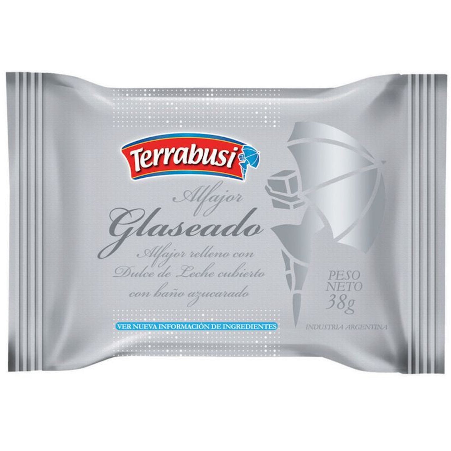 Terrabusi Glazed Alfajor with Dulce de Leche Filling 38 g