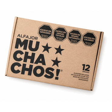 Muchachos White Chocolate Alfajores Box of 12 – Argentine Dulce de Leche Cookies 720 g