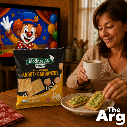 Molinos Ala Vegan Rice and Chickpea Toasts 100g / 0.22lb