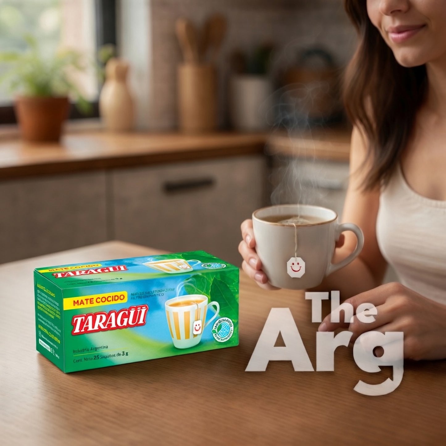 Taragüi Mate Cocido Ready to Brew Yerba Mate Tea Bags Box of 25