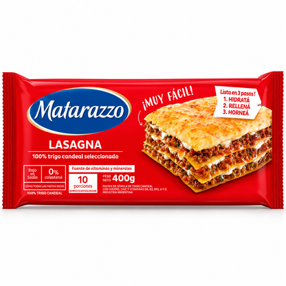 Matarazzo Lasagna Precooked Pasta Sheets | 400 g