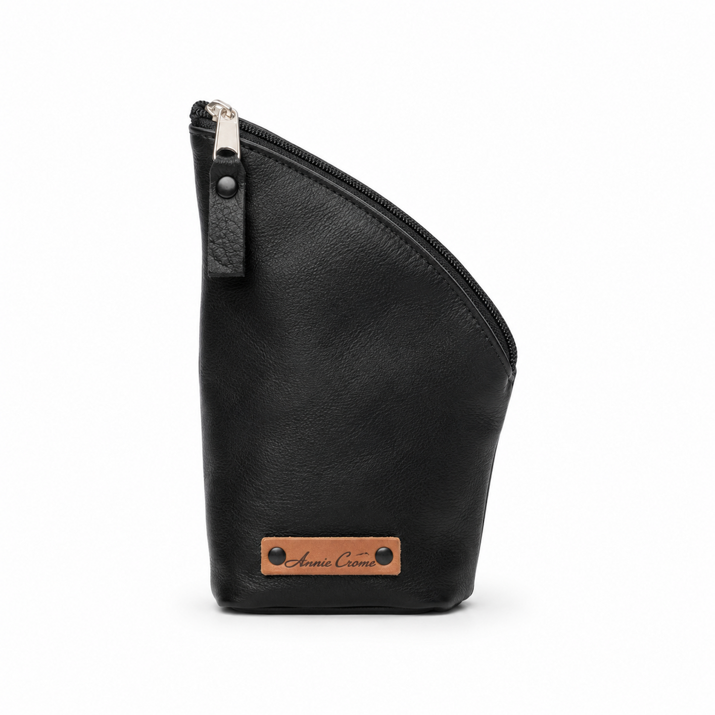 Black Leather Yerba Mate Holder | Traditional Argentine Mate Accessory
