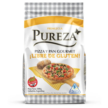 Pureza Gluten-Free Pizza & Bread Mix with Yeast 500g | Sin TACC Argentine Baking Mix