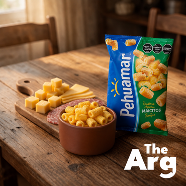 Pehuamar Maicitos Cheese Flavor Corn Chips 125g | Argentine Snack