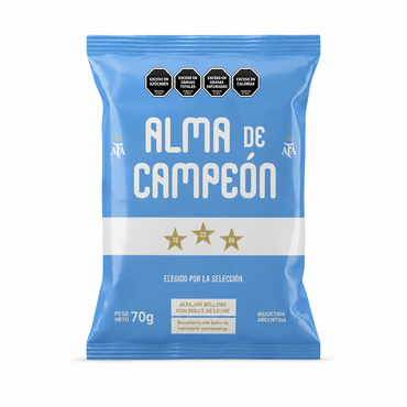 Alma de Campeón Dark Chocolate Alfajores Box 12 Units | Argentine Chocolate Cookies