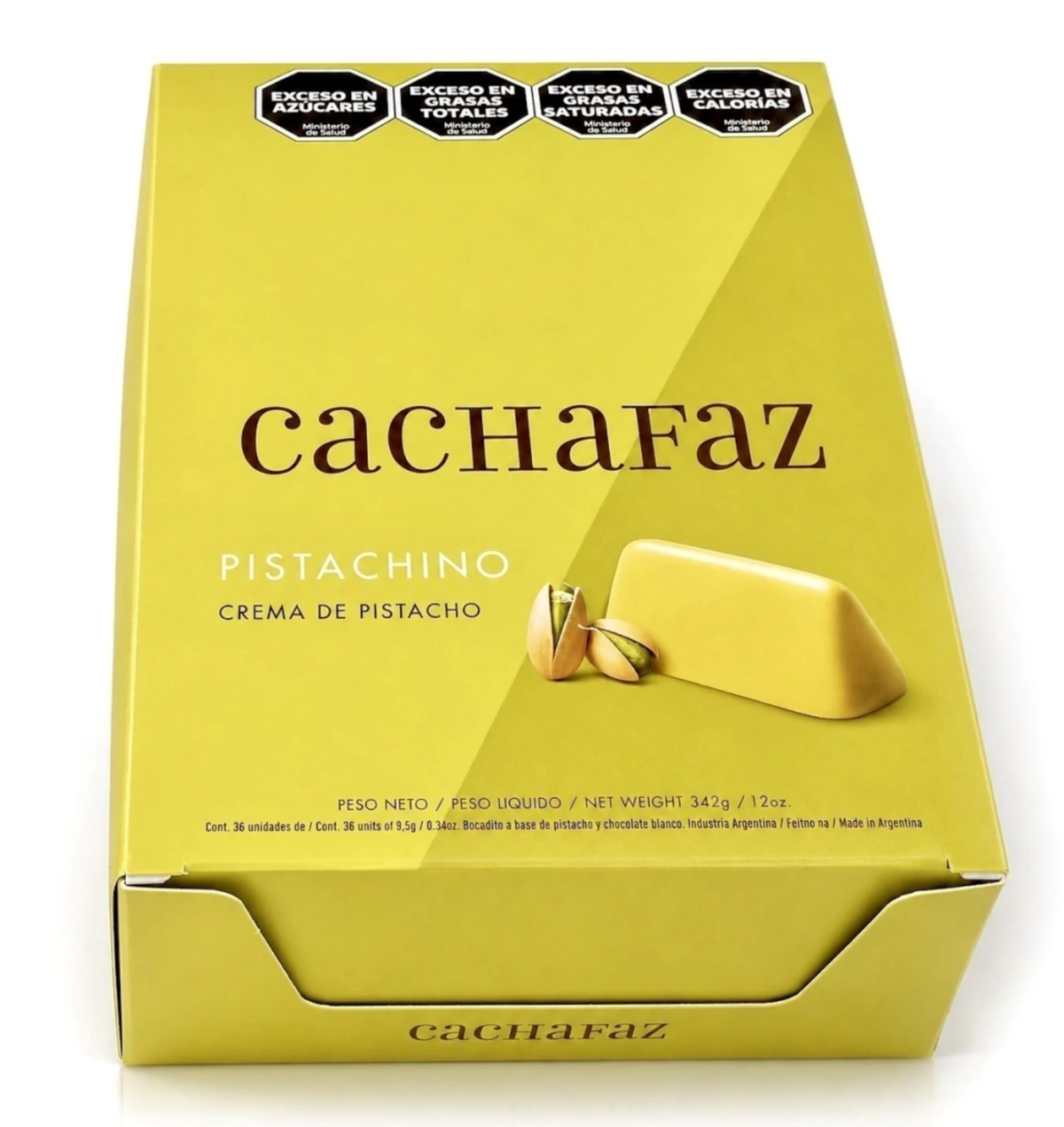 Cachafaz Pistachino White Chocolate Bites | 10 Pieces
