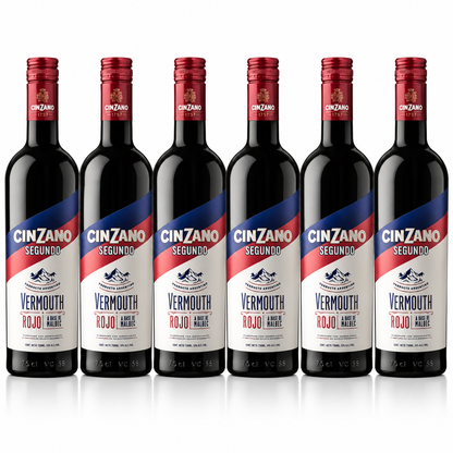Cinzano Segundo Rosso Vermouth 750 ml | Case of 6