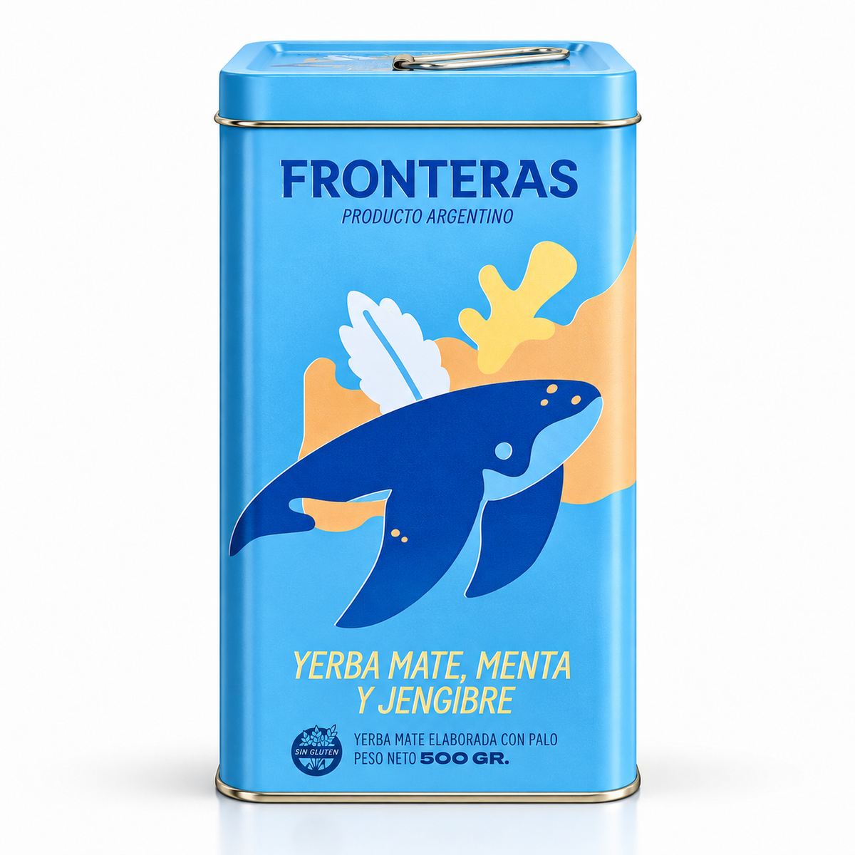 Fronteras Mint & Ginger Yerba Mate in Tin 500g