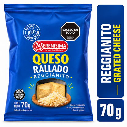 La Serenísima Reggianito Grated Cheese 70 g