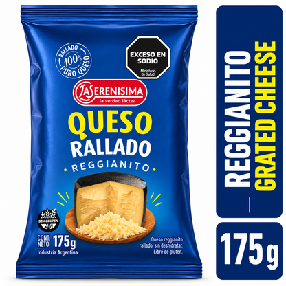 La Serenísima Reggianito Grated Cheese | 175 g